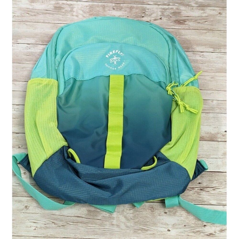 Firefly 30827 Boys Sz 11" x 4.5"x 16" Green Outdoor Gear Shoulder Strap Backpack